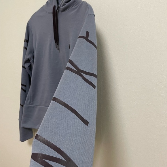 Nike Blue Hooded Sweatshirt Size Small - Picture 3 of 5